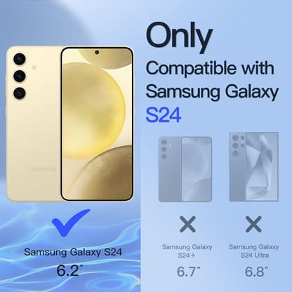 JETech Privacy Screen Protector for Samsung Galaxy S24, 2-Pack - size: Galaxy S24
