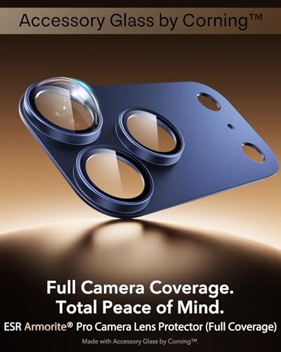 ESR for iPhone 17 Pro Camera Lens Protector, 1 Pack, Deep Blue - color: Deep Blue