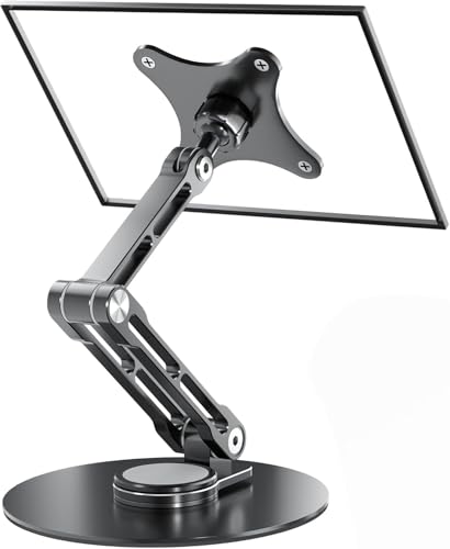 UPERFECT 75mm VESA Mount Stand, Foldable Portable Monitor Stand - size: 17.3 inch