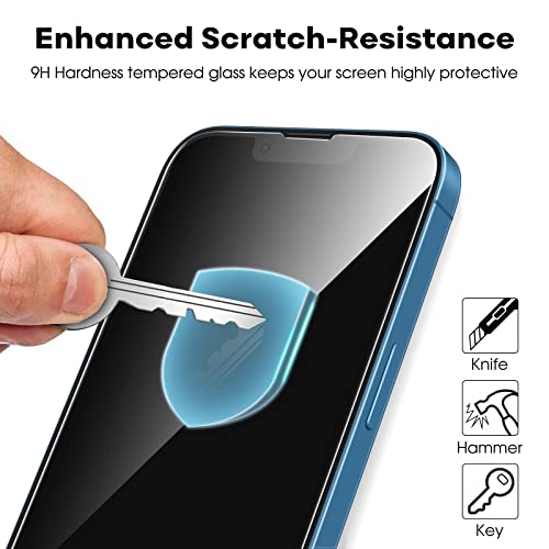 JETech Full-Coverage Screen Protector for iPhone 13/13 Pro/17e, 3-Pack - size: iPhone 13/13 Pro/17e