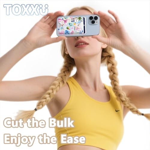 Tropical Magnetic Wallet Compatible with Magsafe Wallets for iPhone 17/16/15/14/13/12 Series Pro Max Plus Cute Phone Summer Holidays Mag Safe Fit 3 Cards for Women Lether Island Picnic - color: Z-Island Picnic