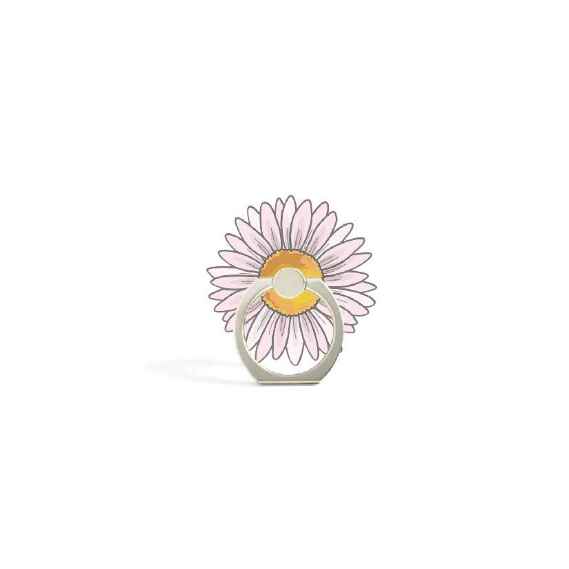 4Pcs Cute Phone Ring Holder Stand, Flowers Fruit Banana Orange Kiwi Lemon 360 Rotation Finger Ring Grip Mount for Smartphones(Flowers) - color: Flowers