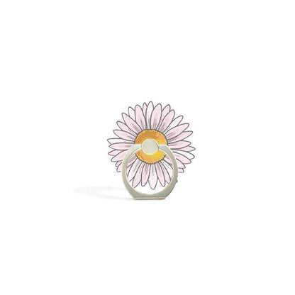 4Pcs Cute Phone Ring Holder Stand, Flowers Fruit Banana Orange Kiwi Lemon 360 Rotation Finger Ring Grip Mount for Smartphones(Flowers) - color: Flowers