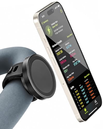 ENCASED Fitness Bike Magnetic Phone Holder, Strap Bar Mount for MagSafe