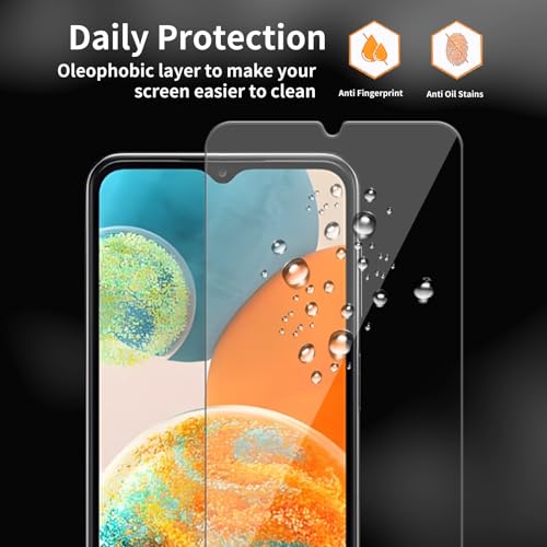3 Pack for Samsung Galaxy A23 5G / A23 5G UW Tempered Glass Screen Protector, Scratch-Proof, Bubble-Free,HD Transparent, 9H Hardness,Bubble Free,Case Friendly - size: Galaxy A23 5G / A23 5G UW