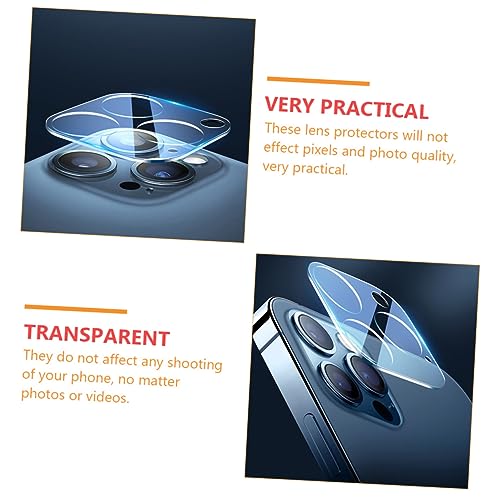 Angoily 3pcs Camera Lens Protectors Scratch-resistant Easy Installation No Fingerprint Bubble Compatible Lens Film Pastes