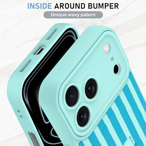 KANGHAR Compatible with iPhone 17 Pro Case Stripes -Blue - color: Blue-Stripes, size: iPhone 17 Pro