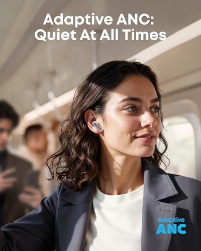 Soundcore P41i by Anker Adaptive Noise Cancelling Earbuds - color: White, style: No Lightning Adapter
