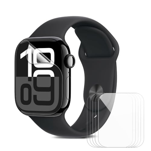 5 Pack Screen Protector for Apple Watch Series 41mm – Self-Healing EPU Film, HD Clear, Bubble-Free, Easy Installation, High Response Touch, Flexible Soft Film for iWatch 41 mm - size: 41mm