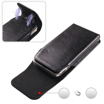 Phone Case Belt Clip Waist Pouch Holster Smartphone Belt Sleeve (Black) - color: Black