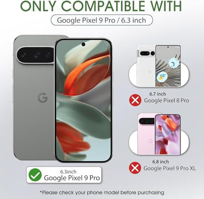 3 Pack Screen Protector for Google Pixel 9 Pro 6.3", HD Ultra-Thin Full Coverage Soft TPU Hydrogel Film Google Pixel 9 Pro - Fingerprint ID Compatible, Self-Healing, Touch Sensitive - size: Google Pixel 9 Pro