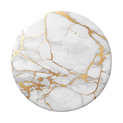 PopSockets Adhesive Phone Grip, Holder- Gold Lutz Marble - color: Gold Marble, size: small