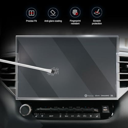 Toyota Tundra Screen Protector 14 Inch (2022-2026), Sequoia (2023-2026), Tacoma (2024-2026), 4Runner (2025-2026), HD Clear Gloss Tempered Glass, 9H Scratch Resistant