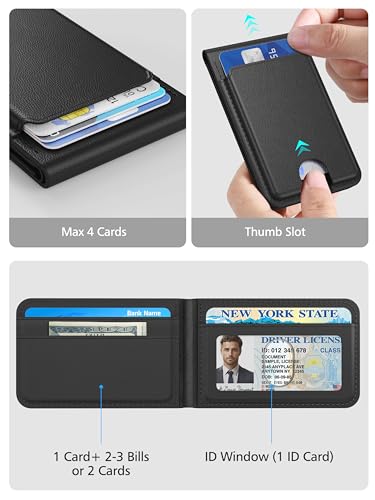 HiWe for MagSafe Wallet Stand, 6-Cards Holder, RFID Blocking