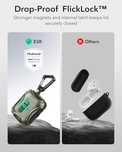 ESR for AirPods Pro 3 Case (2025), Compatible with MagSafe, Green - color: Army Green, size: AirPods Pro 3 Case