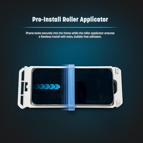 magglass for iPhone 17 Screen Protector with Blue-Light Blocking, (6.3") Scratchproof Tempered Glass (Easy Applicator Included)
