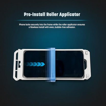 magglass for iPhone 17 Screen Protector with Blue-Light Blocking, (6.3") Scratchproof Tempered Glass (Easy Applicator Included)