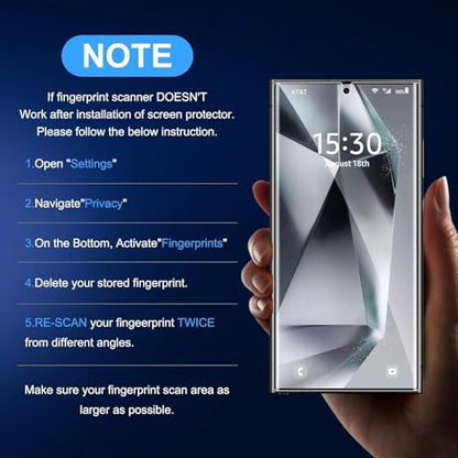 X-it for Samsung Galaxy S24 Ultra Privacy Screen Protector, 2-Pack - size: S24 Ultra-2pcs