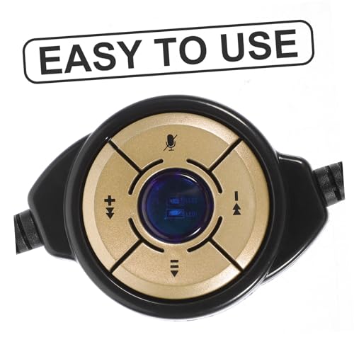 Mikikit Single Ear Headset with Microphone Comfortable Wired Business Headset for Calls Noise Reduction Technology for Gaming and Professional Use Durable Design
