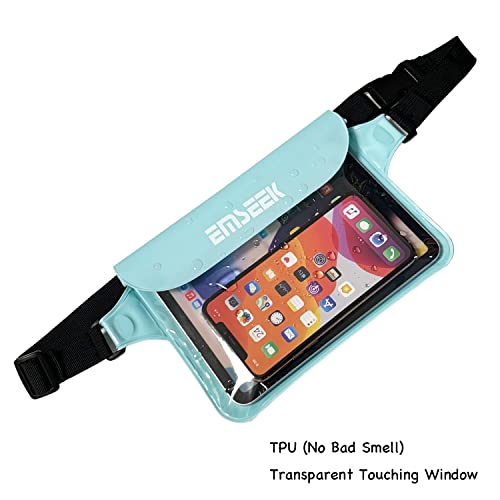 Waterproof Waist Pouch Dry Belt Bag Fanny Pack Keep Your Key Fob Wallet Kindle Phone Dry Perfect For Swim Surf Snorkel(Light Green) - color: Light Green