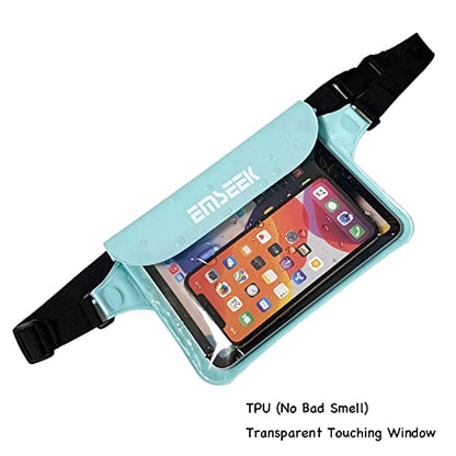 Waterproof Waist Pouch Dry Belt Bag Fanny Pack Keep Your Key Fob Wallet Kindle Phone Dry Perfect For Swim Surf Snorkel(Light Green) - color: Light Green