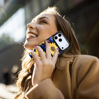 HAOPINSH Wallet Case with Card Holder for iPhone 17 Pro Max, Blooming Sunflowers Back Flip Folio PU Leather Kickstand Card Slots Case for Women Girls Shockproof Cover 6.9" - color: Blooming Sunflowers