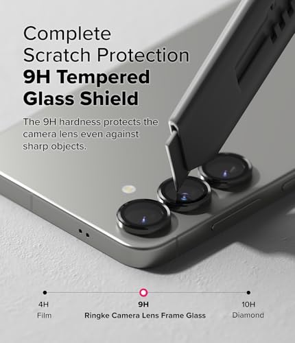 Ringke for Samsung Galaxy S25 Camera Lens Protector [2 Pack] - size: Galaxy S25