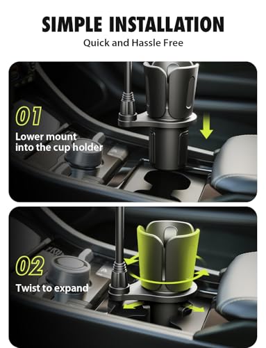 Bracketron TripGrip 2.0 Cup Holder Phone Mount, Metal Gooseneck