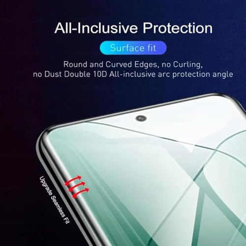 [2 Pack] Hydrogel Screen Protector for Motorola Edge 60 Pro, Upgraded Non-breakable Flexible TPU Flexible Protective Film [Bubble Free] [High Sensitivity][Anti-Scratch]