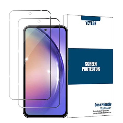Galaxy A54 5G Screen Protector, [2 Pack] HD-Clear Tempered Glass Screen Protector [3D Touch][Bubble-Free][Anti-Scratch][Case-Friendly] Screen Protector Glass For Samsung Galaxy A54 - size: Galaxy A54 5G