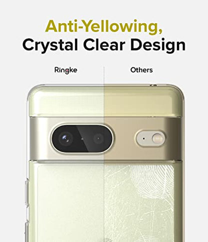 Ringke for Google Pixel 7 Case [Fusion Matte Clear] | Oil & Dirt Resistant, Anti-Fingerprint Technology Prevents Oily Smudges, Frosted Coating Feels Velvety Soft - size: Pixel 7