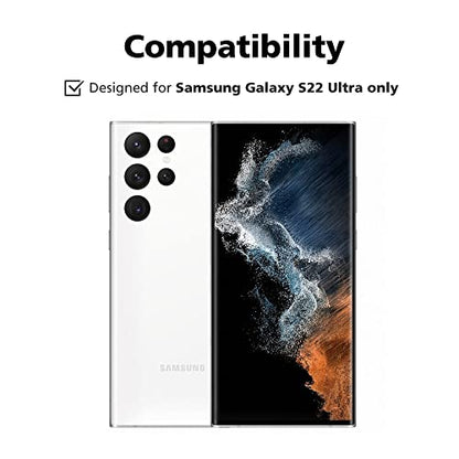 [2 Pack Privacy Screen Protector for Galaxy S22 Ultra, Full Glue Anti-Spy PET EPU Hybrid Screen Protector, Fingerprint Compatible, Self-Healing, Easy Installation with Alignment Tool - size: Galaxy S22 Ultra