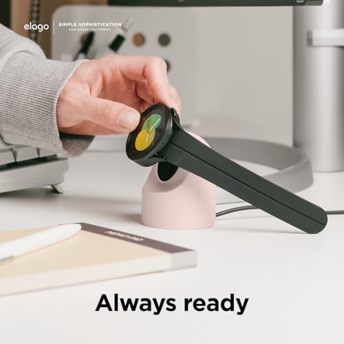 elago GW2 Charging Stand for Samsung Galaxy Watch Series - color: Sand Pink