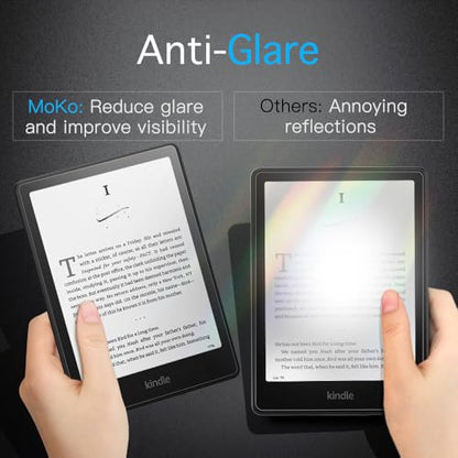 MoKo 3 Pack Screen Protector for 7" Kindle Paperwhite 12th Gen 2025/2024 - size: 3 Pack
