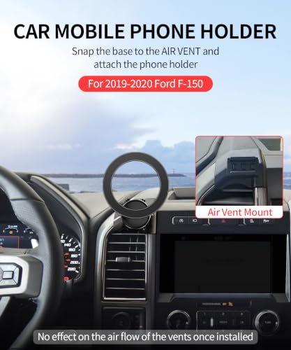 Car Phone Mount for 2019 2020 Ford F-150 Accessories, Magsafe Magnetic Clip - size: for 2019 2020 Ford F-150