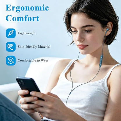 ACANDYA MFi-Certified Lighting Earbuds for iPhone 14 13 12 Pro Max Lakeblue - color: Lake Blue