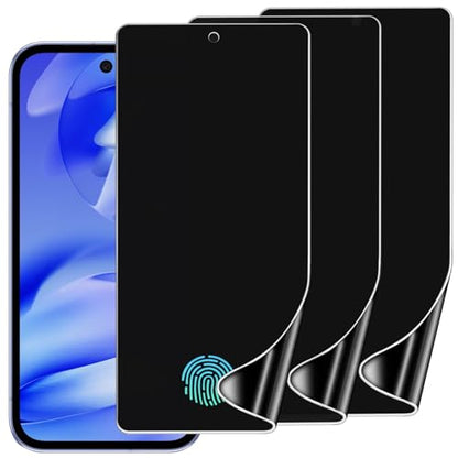3 Pack Privacy Screen Protector for Google Pixel 9A 6.3", Ultra-Thin Anti-Spy Soft TPU Hydrogel Protective Film for Google Pixel 9A - Self-Healing, Touch Sensitive, Case Friendly - size: Google Pixel 9A