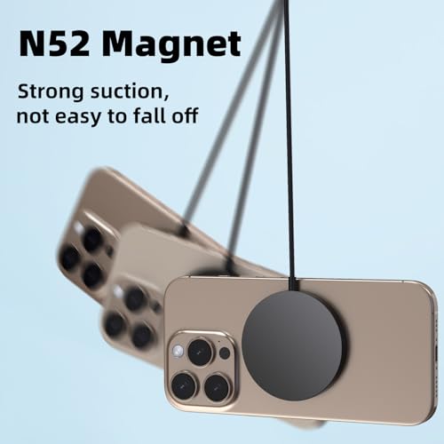 for MagSafe Charger, Magnetic Wireless Charging Pad for iPhone 17/17 Pro/17 Pro Max/Air/16 15 14 13 12 Pro Max Plus mini & AirPods 2 3 Pro, Strong Magnet, USB-C/A Ports (Black) - color: Black