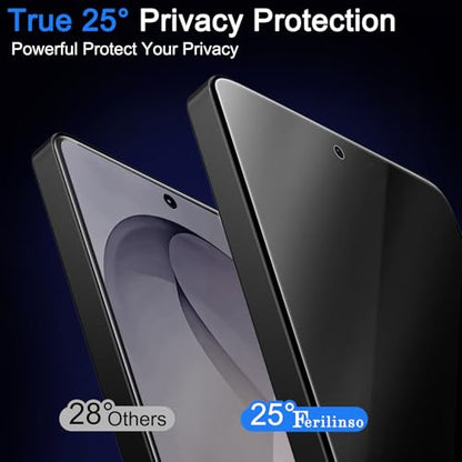 Ferilinso 3 Pack Privacy Screen Protector for Samsung Galaxy S26 Ultra - size: S26 Ultra 6.9 INCH