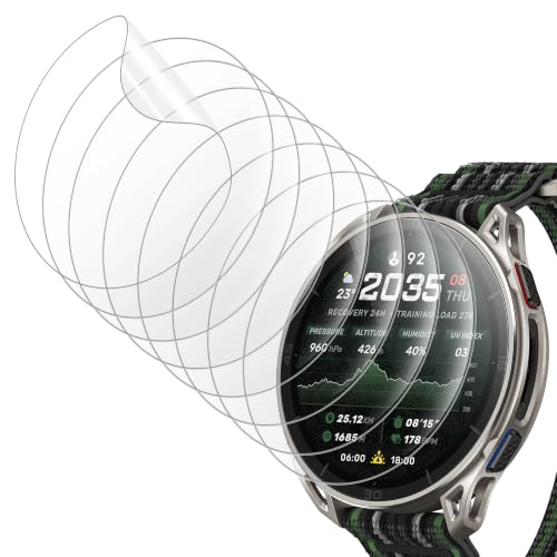 8 Pack Screen Protector for Amazfit Cheetah 2 Ultra, Soft TPU Self-Healing Bubble Free Anti-Scratch HD Clear Touch Sensitive Protective Film Compatible with Cheetah 2 Ultra - size: For Cheetah 2 Ultra