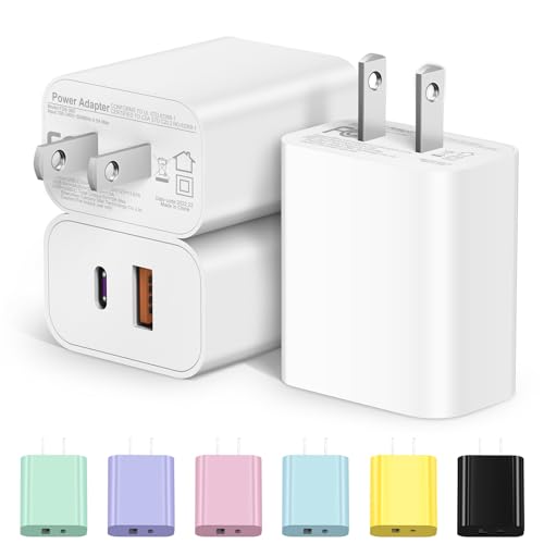 [3 Pack] USB C Charger Block Fast Charging Adpater iPhone 17 Charger Block - color: White, size: 3Pack