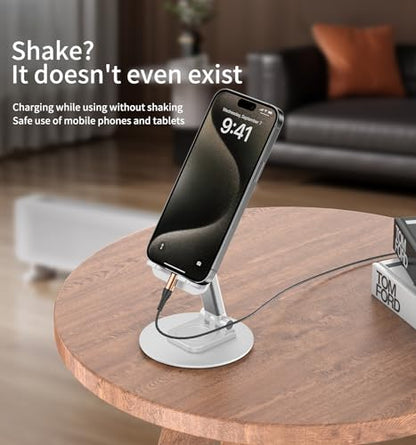360° Rotating Cell Phone Stand for Desk (K39B-White) - size: K39B-White