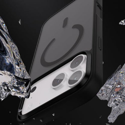 Clear Case for iPhone 17 Pro Max/17 Pro/17 Air/17, Yellowing Resistant PC Back Magnetic Case Camera Protective - color: Black, size: 17 Air