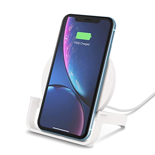 Belkin 10W Wireless Charging Stand, Qi Charger with AC Adapter