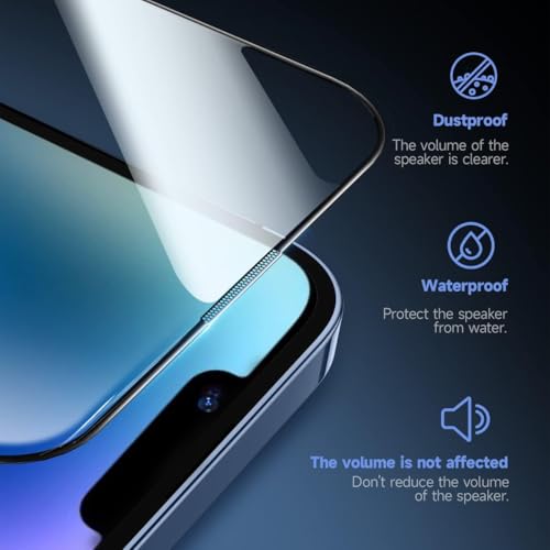 Full Edge Tempered Glass Screen Protector for iPhone 11 Pro/XS/X 5.8 inch 5 Pack Edge Reinforcement, Self-Aligning Installation, Case Friendly HD Screen Protectors