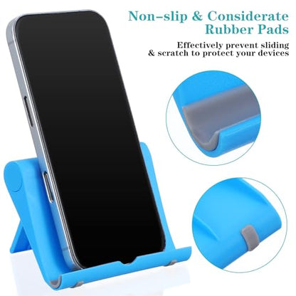 36 Pcs Cell Phone Stands Bulk Foldable Tablet Mobile Stand Adjustable Multi Angle Tablet Holder Compatible with Phone 15 14 13 12 11 Pro Xs Xs Max XR 8 All Android Smartphones(Multicolor)