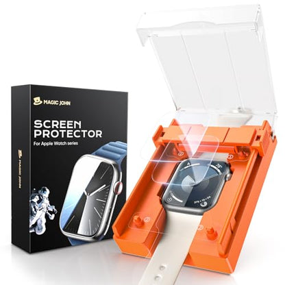 MAGIC JOHN 2 Pack for Apple Watch 41 MM Series 9/8/7 Screen Protector - size: 41MM