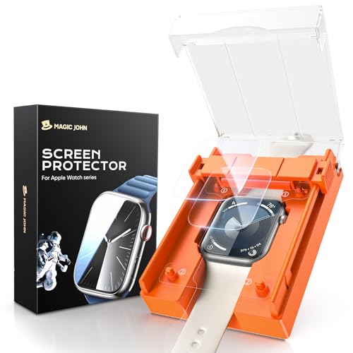 MAGIC JOHN 2 Pack for Apple Watch 41 MM Series 9/8/7 Screen Protector - size: 41MM