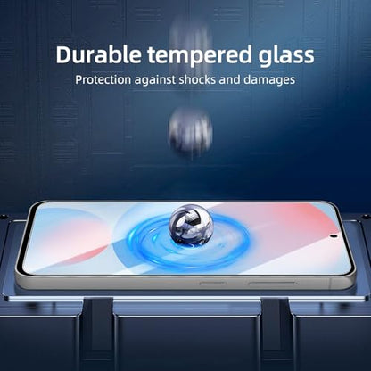 NEW'C 3 Pack Designed for Samsung Galaxy S25 FE Screen Protector,Tempered Glass,Case Friendly Scratch-proof, Bubble Free, Ultra Resistant - size: S25 FE 6.7 inches