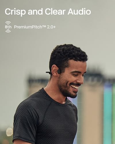 SHOKZ OpenRun Mini Bone Conduction Headphones, Black, USB-C Charging - color: Black, size: Mini Size+USB-C Charging